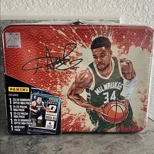 2024 Panini NBA Giannis Antetokounmpo Collectors Lunch Box/Tin Factory Sealed